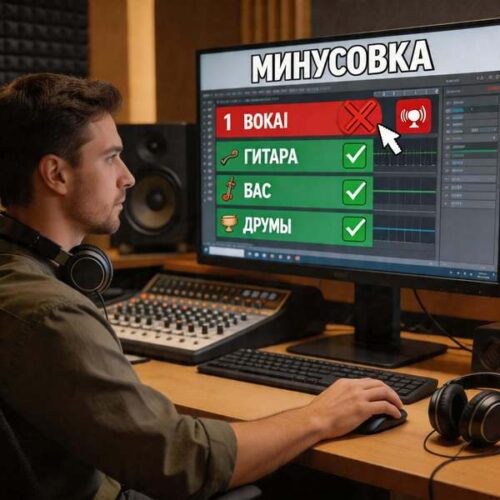 делаем минусовку
