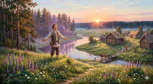 стихи и песни о деревне